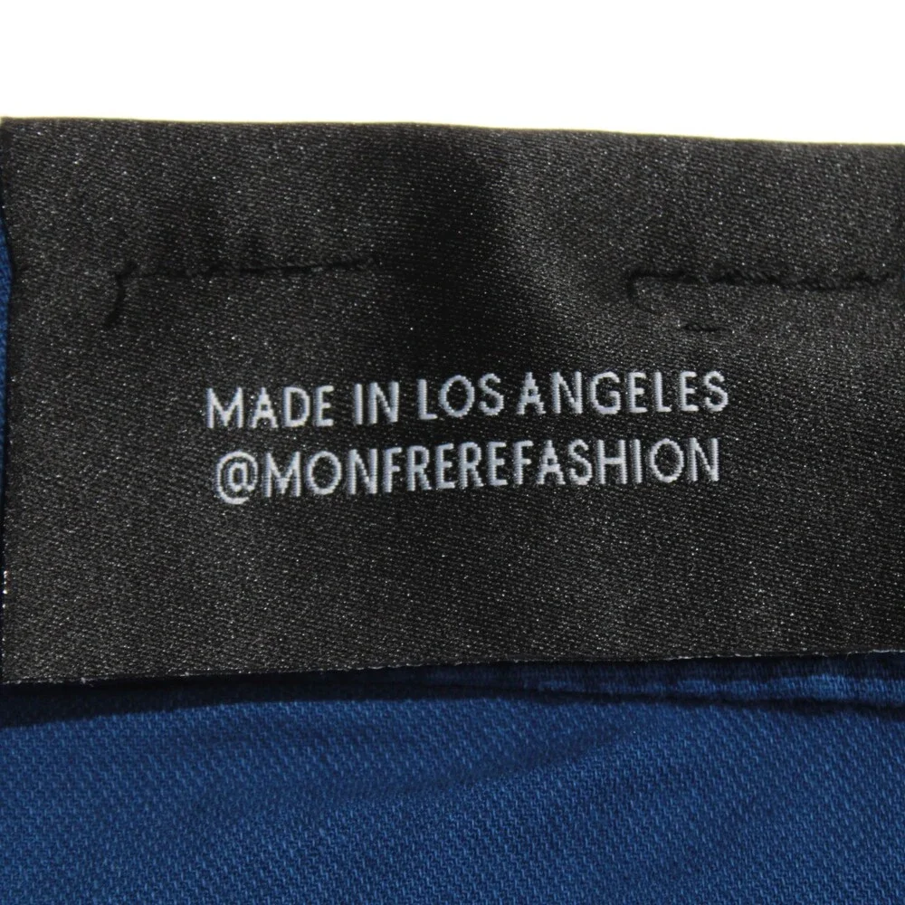 Monfrere NWT 5 Pocket Jeans Size 30 US Slim Fit Brando Blue Cotton Blend